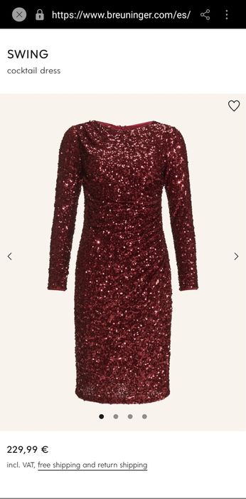 Сукня паєтка Swing