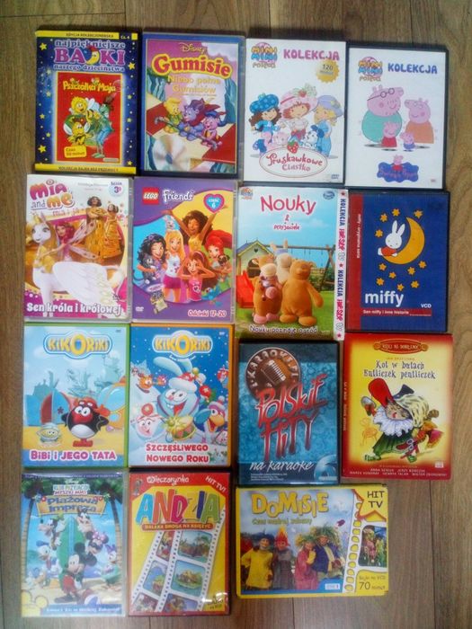 Płyty z bajkami dziecięce różne