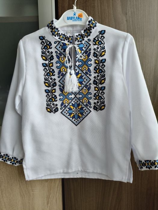 Вишиванка хлопчику льон 104 (4-5 років)