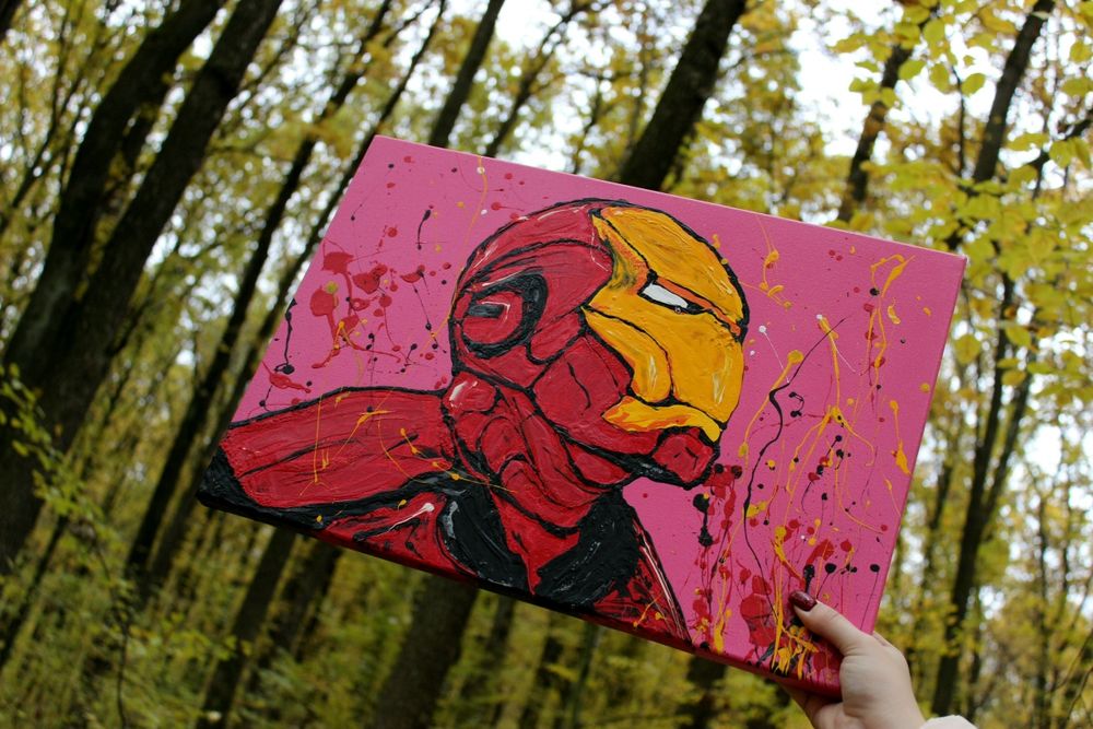 Картина Abstract "Iron man"