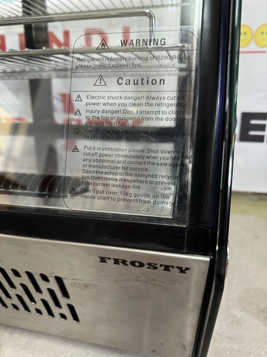 Холодильна Вітрина Frosty Кондитерська Настільна Нова!!!