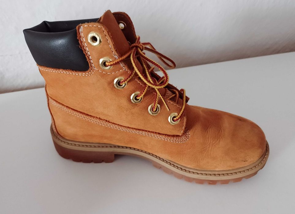 Buty Damskie Timberland 37 Skóra Sportowe Brązowe Trekkingowe