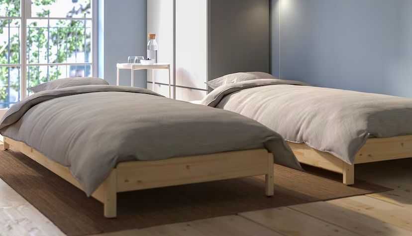 Cama empilhável com 2 colchões - 80x200cm (Ikea)