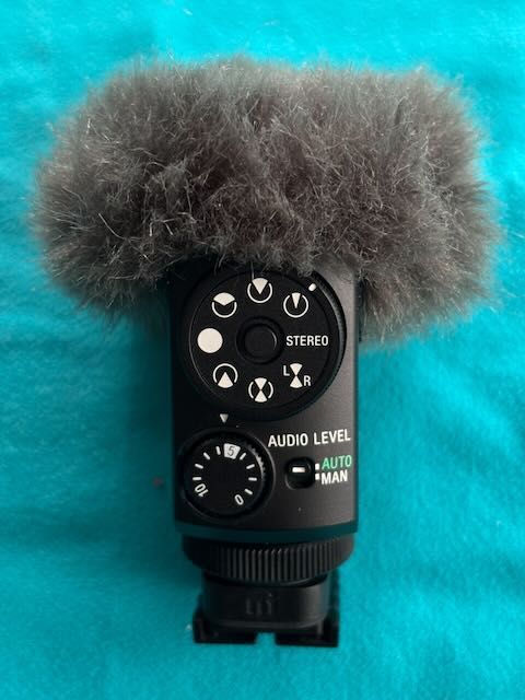 Microfone Sony ECM-M1 para camera.