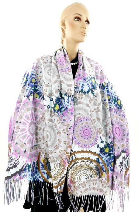 Szal Damski Wiskoza Etno Boho Nowy