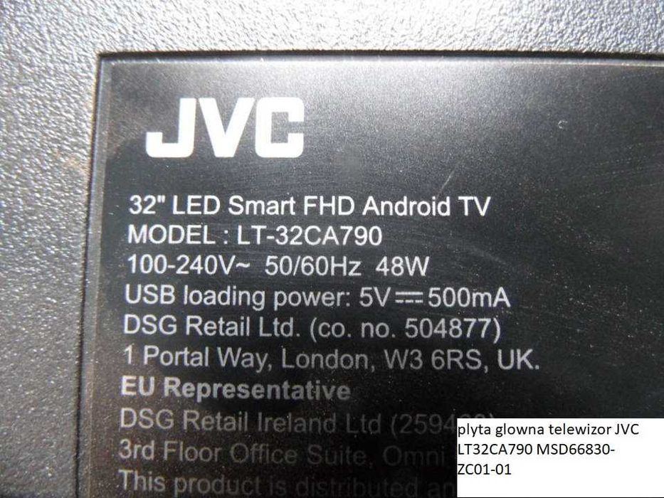 plyta glowna telewizor JVC LT32CA790 MSD66830-ZC01-01