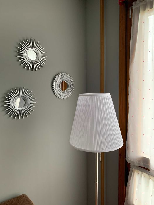 Dekoracja zestaw 3 luster w ramkach do domu na ścianę