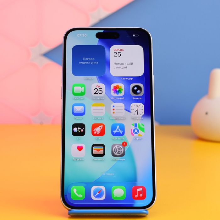 Смартфон Apple iPhone 15 Plus 128GB Blue (159212) Б/У З ГАРАНТІЄЮ