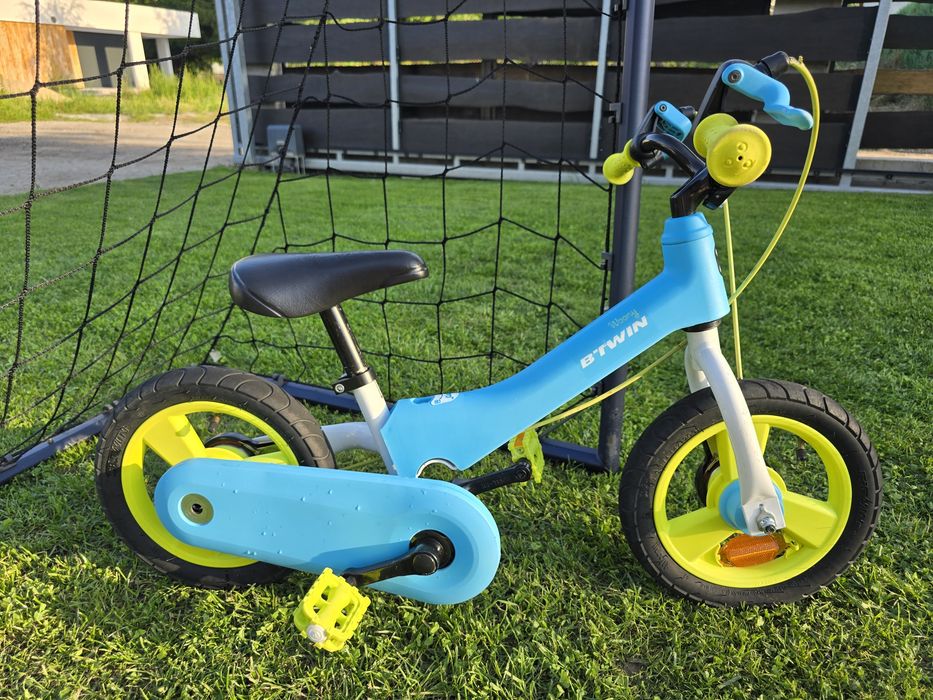 Rowerek 2w1 Decathlon B'Twin 12" Woony 500 Niebieski