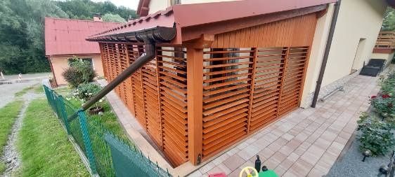 Ruchome deseczki shutters żaluzje ogrodowe