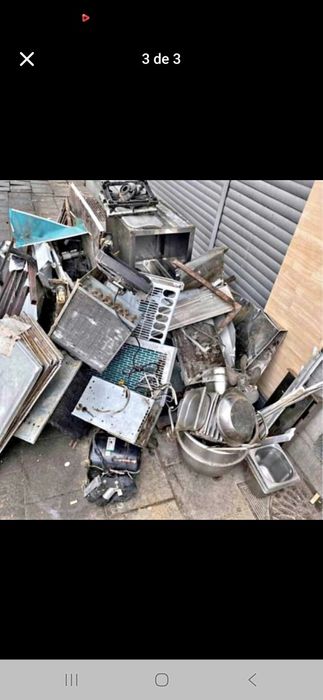 Sucateiro ao domicílio