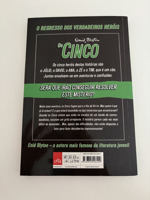 Livro Os Cinco - Voltam à Ilha