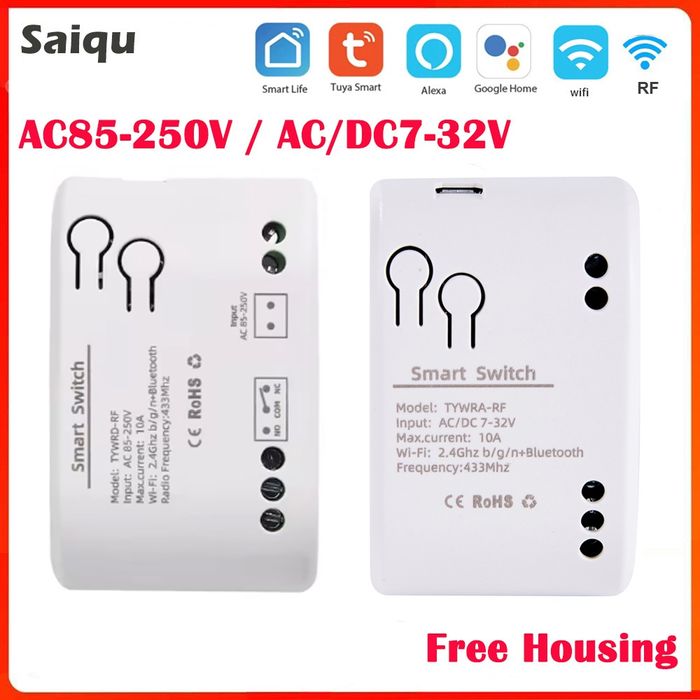 1-канальное WiFi/RF реле   Tuya Smart/Smart Life