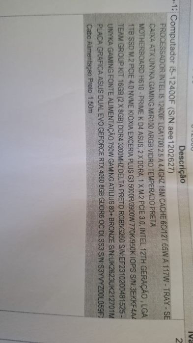 PC Gaming i5 12400F + RTX 4060 8GB | Excelente Estado