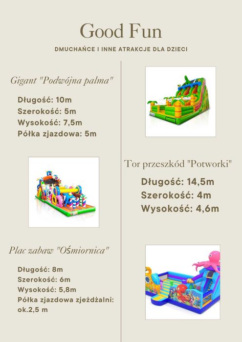 Dmuchańce, wata, popcorn