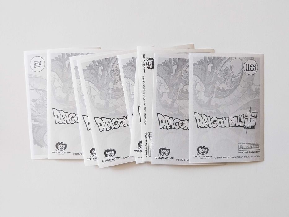 9 cromos DRAGON BALL SUPER | Panini lote
