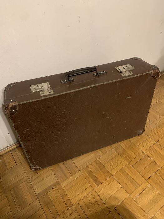 Stara zabytkowa walizka lata 50 60