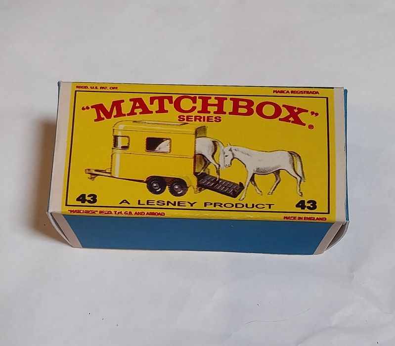 Miniatura antiga Lesney Pony Trailer