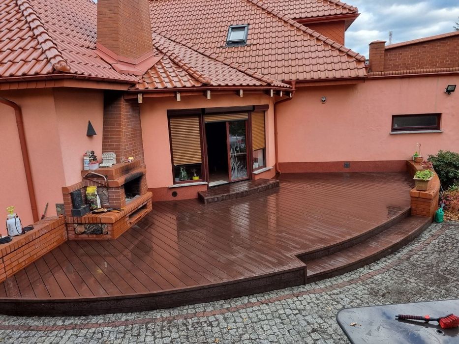 Montaż tarasu Budowa tarasów Taras drewniany Taras kompozytowy