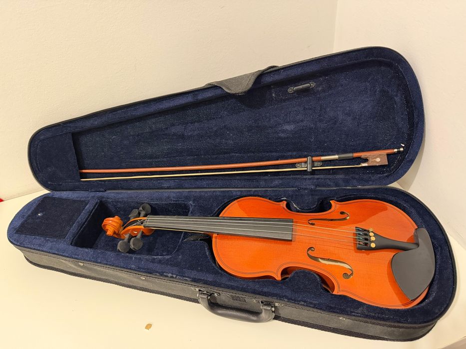 Violino CERVINI HV-100 3/4 – Como Novo | Com Arco e Estojo