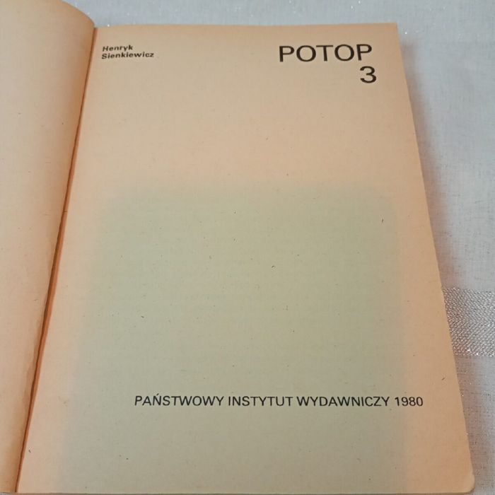 Potop. Tom 3. Henryk Sienkiewicz