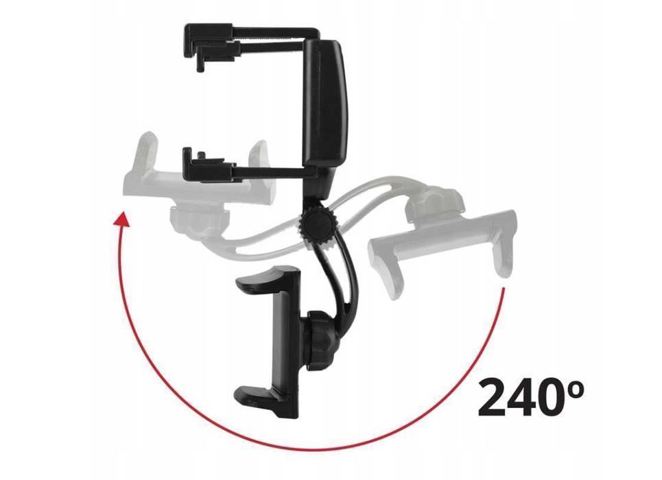Uchwyt do telefonu na telefon na lusterko wsteczne do auta