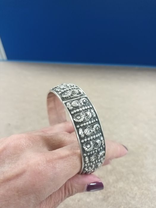 Pulseira vintage em prata 925