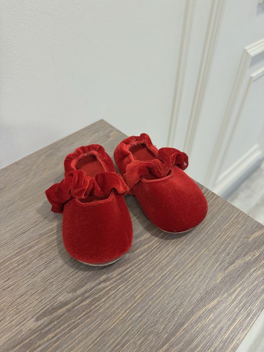 Дитячі туфлі оксамитові