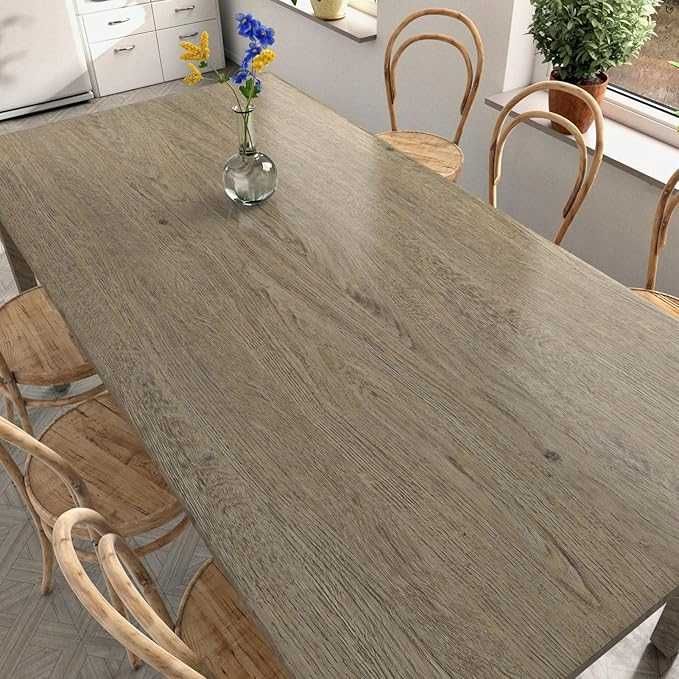 brązowa samoprzylepna tapeta Yullpaper 40x200 cm imitacja drewna