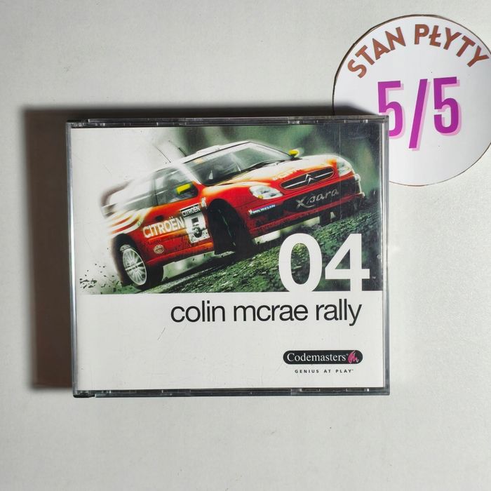 Gra PC - Colin Mcrae Rally 04 GRA PC Super stan - 4x CD