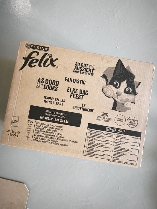 Karma dla kota Purina Felix 120 saszetek