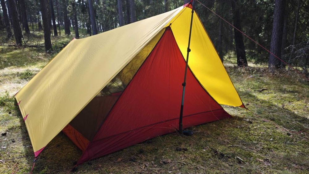 Ultralekki namiot MSR Thru-Hiker Mesh House 3 + tarp 100 Wing