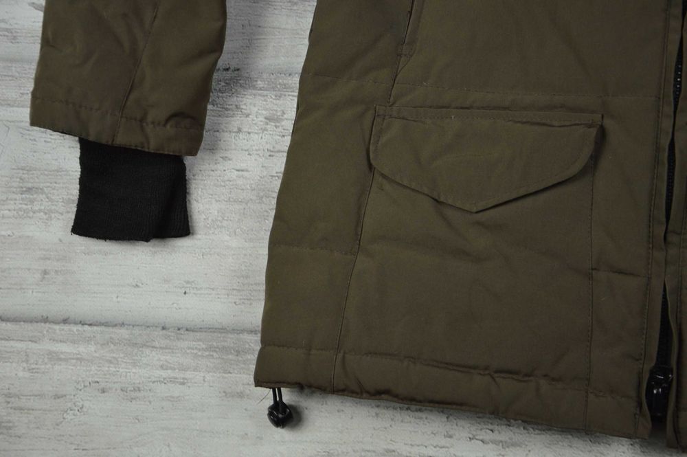 Canada Goose damska kurtka puchowa parka z futrem zimowa gruba - S