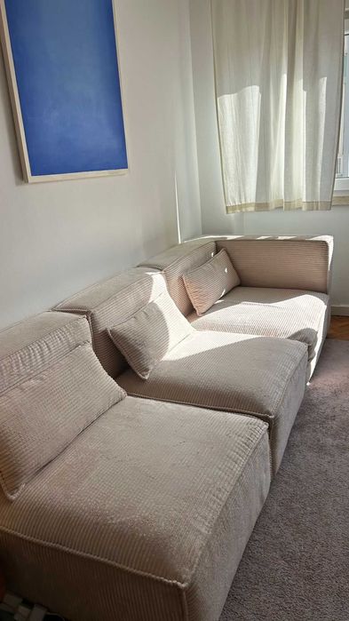 Sofá Modular de 3 Peças