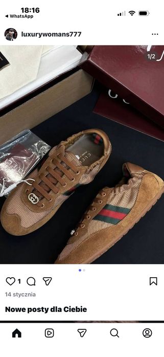 Sneakersy miu miu i gucci