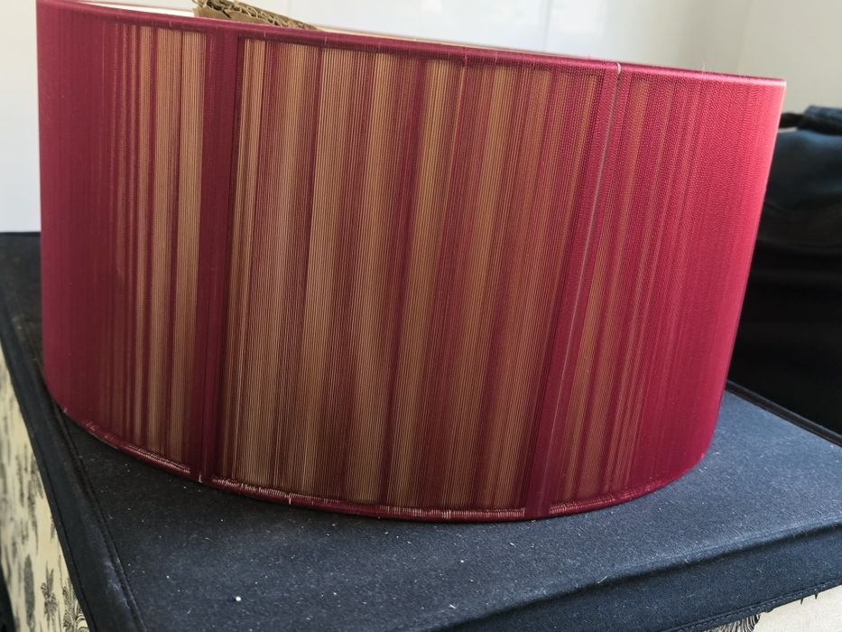 Abajour 40cm vermelho