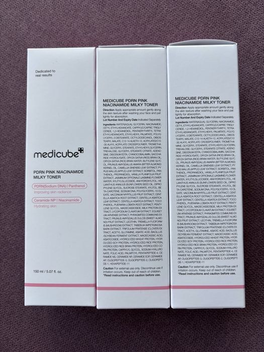 Medicube PDRN Pink Niacinamide Milky Toner 150ml Тонер з полінуклеотид