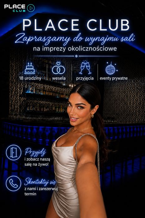Sala na wynajem urodziny  18 firmówkę wesele