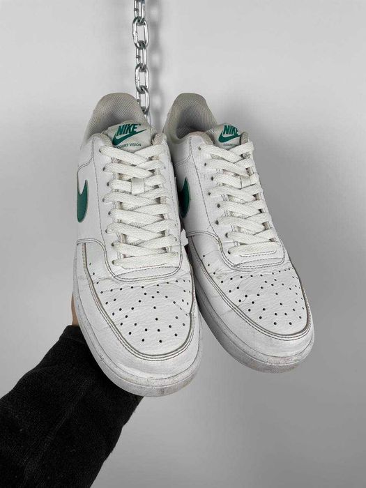 Білі чоловічі кросівки nike court vision 42.5