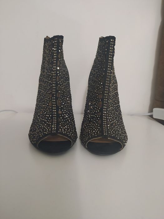 Buty damskie ażurowe 38 czarne