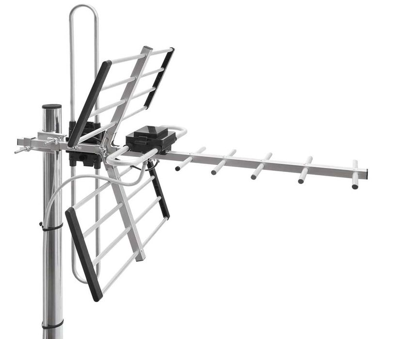 Mocna ANTENA Kierunkowa DVB-T2 MUX8 Filtr LTE 4K Pasywna