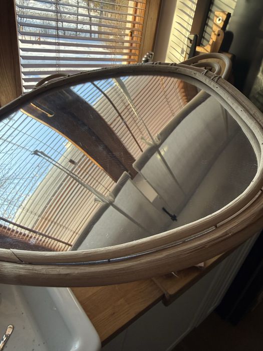 Lusterko dziecięce miś rattan H&M