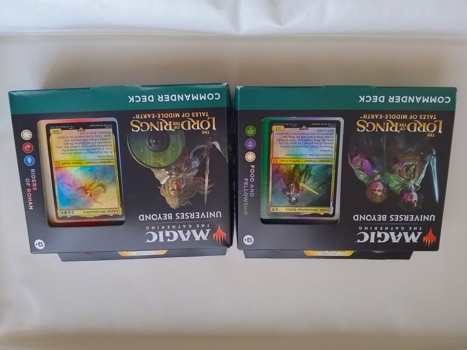 Coleção completa decks Lord of the Rings MTG