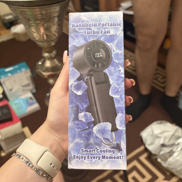 Вентилятор ручний з акумулятором