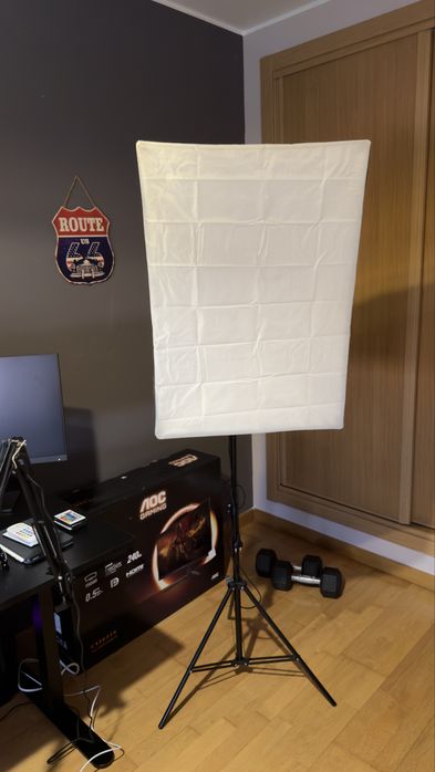 Kit de Iluminação Estúdio (3 Softboxes) — 120€