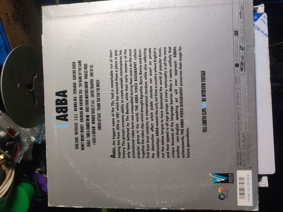 Laser disc ABBA para colecionadores
