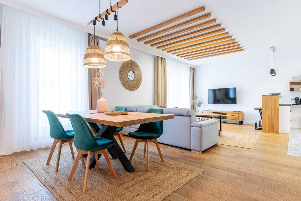MARINA DELUXE - 80m2, balkon, garaż, widok na jezioro, Mazury, Netflix