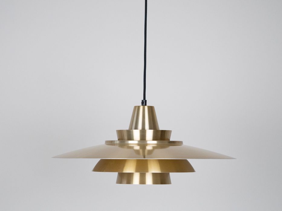 Duńska vintage lampa Superlight proj. David Mogensen, lata 80