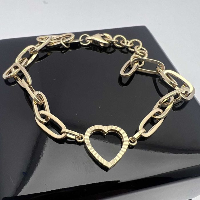 Wyjątkowa złota bransoletka P585 2,74G 18-20cm 0,4cm