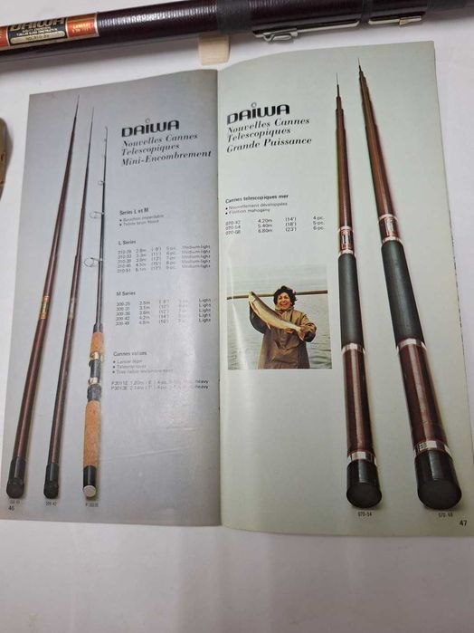 Daiwa-Série 310-33 Vintage Cana de Pesca Directa/Telescópica - (1972)